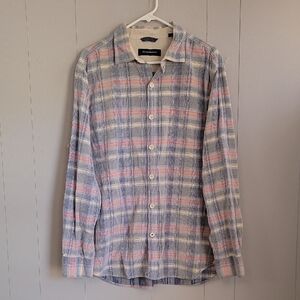 Tommy Bahama Men's Shirt XL Plaid Button Down